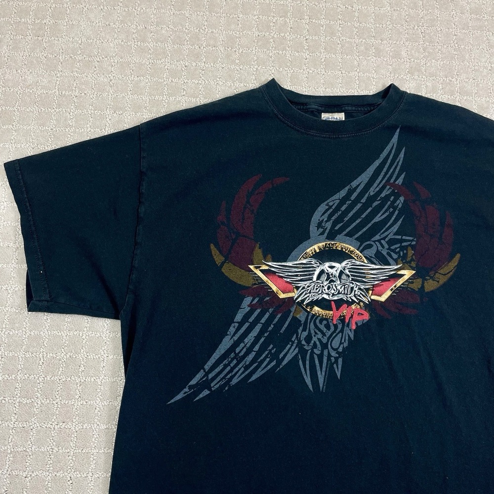Vintage 2006 Aerosmith Shirt Mens XL Route Of All Evil Tour Concert Band Tshirt - Picture 2 of 7